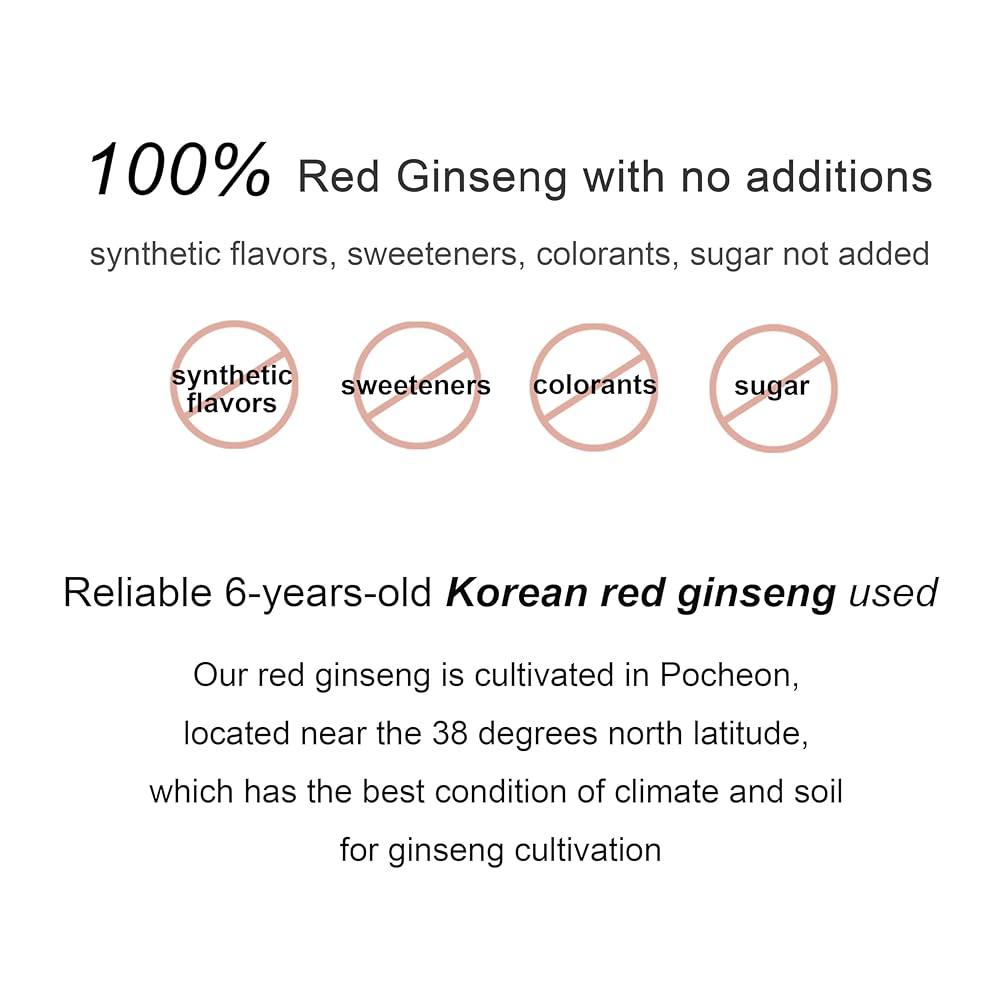Pocheon Korean Red Ginseng Powder Gold – 100% Pure 6-Year-Old Root (300g)