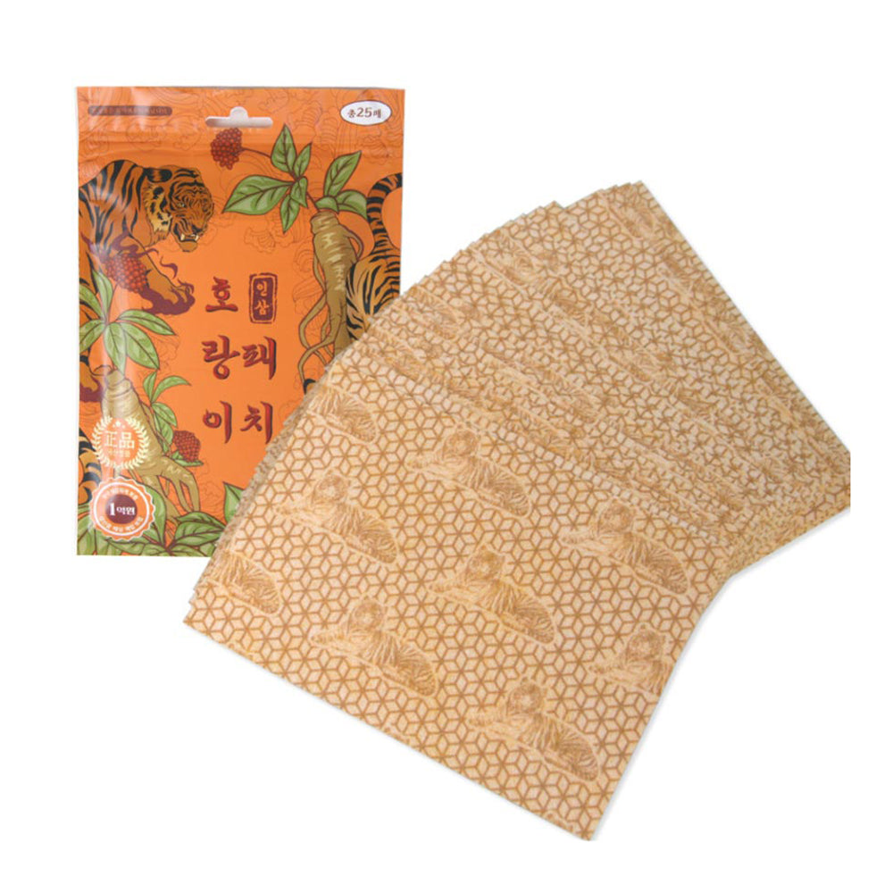 Korean red ginseng pain relief patch