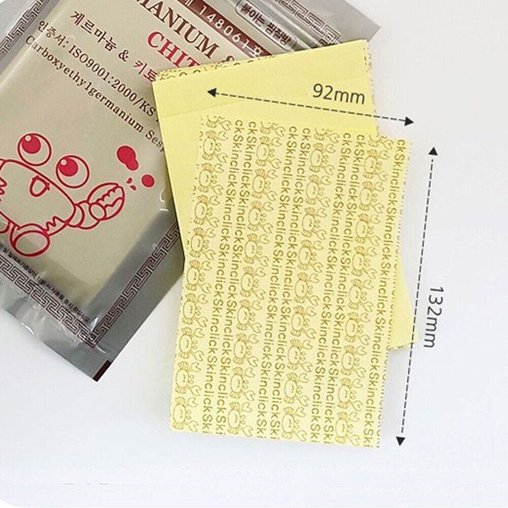 Greenon Germanium & Chitosan Health Pad – 25 Sheets | Detox & Wellness Patch Made in Korea