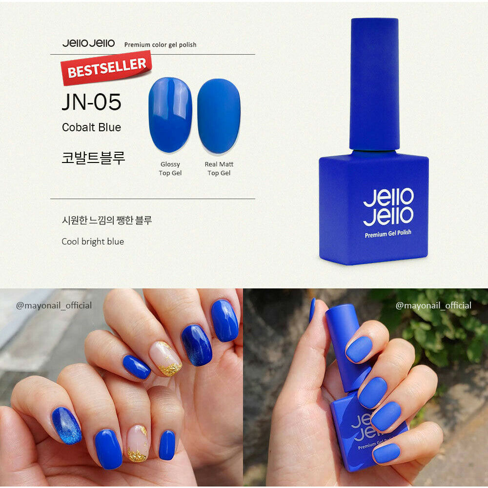 Jello Jello Premium Gel Nail Polish Syrup Gel Neon Edition 6 Color Set K-Beauty