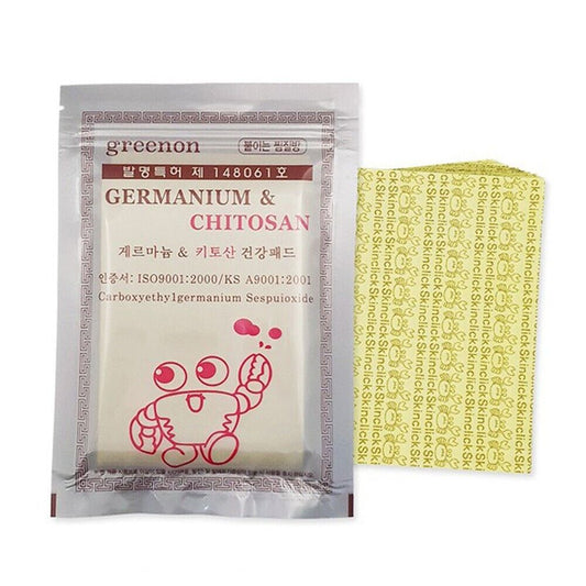 GermaniumGreenon Germanium & Chitosan Health Pad – 25 Sheets | Detox & Wellness Patch Made in Korea