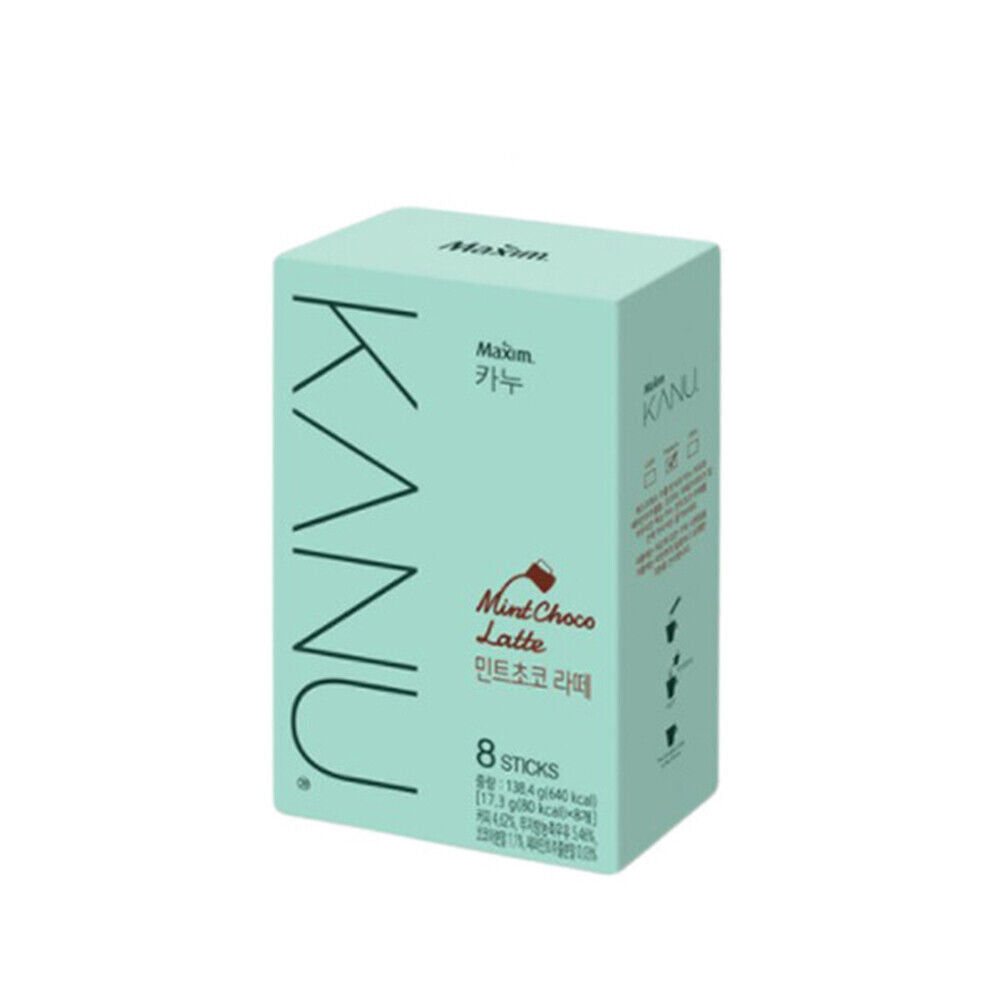 KANU Latte 5 Flavor 8 Sticks Tiramisu Mint Choco Dolce Vanilla Nutty Caramel