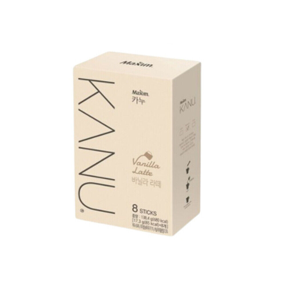 KANU Latte 5 Flavor 8 Sticks Tiramisu Mint Choco Dolce Vanilla Nutty Caramel