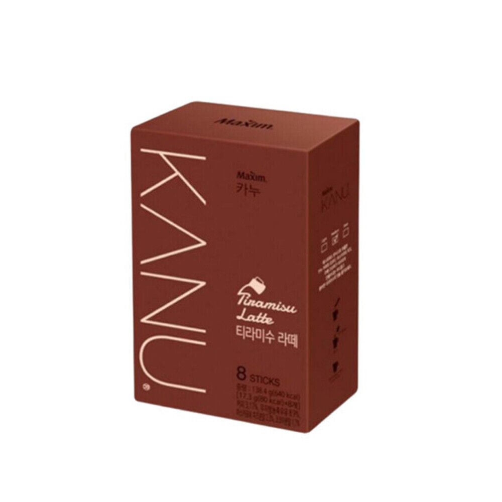 KANU Latte 5 Flavor 8 Sticks Tiramisu Mint Choco Dolce Vanilla Nutty Caramel