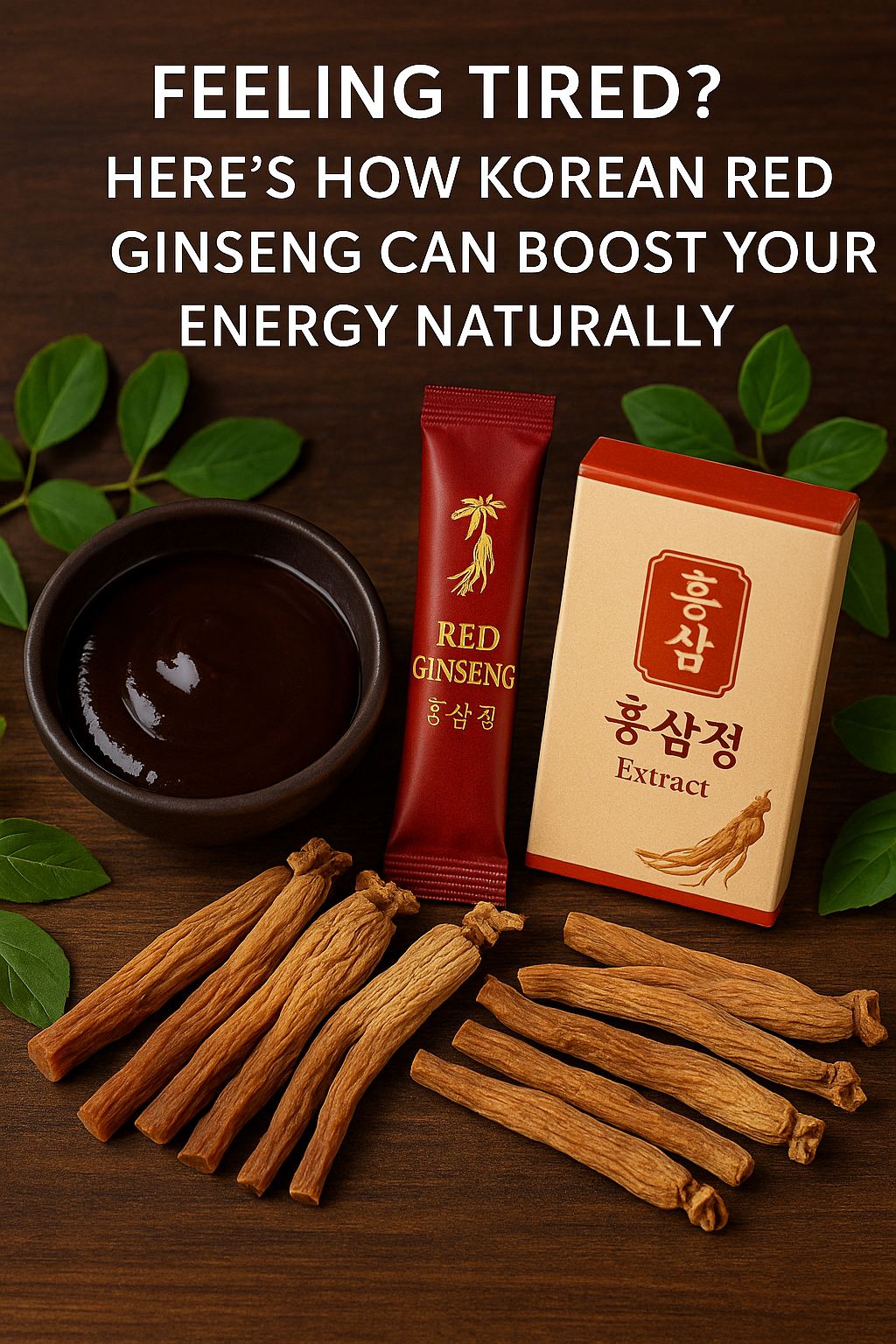 Feeling Tired? Here’s How Korean Red Ginseng Can Boost Your Energy Naturally