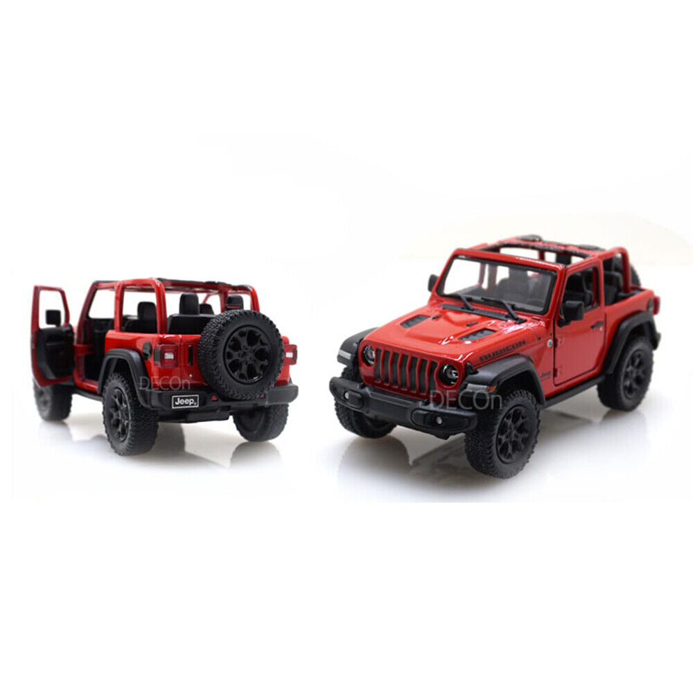 Jeep Wrangler Rubicon Open Car Mini Diecast 1:38 Scale Miniature Toy