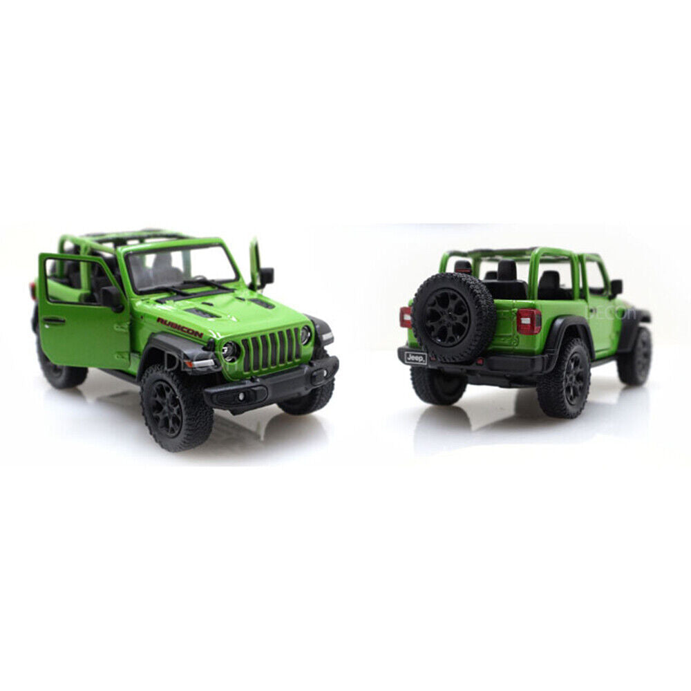 Jeep Wrangler Rubicon Open Car Mini Diecast 1:38 Scale Miniature Toy