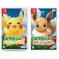 Pokemon Let's Go Pikachu + Pokemon Let's Go Eevee SET - Nintendo Switch