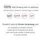 Pocheon Korean Red Ginseng Powder Gold – 100% Pure 6-Year-Old Root (300g)