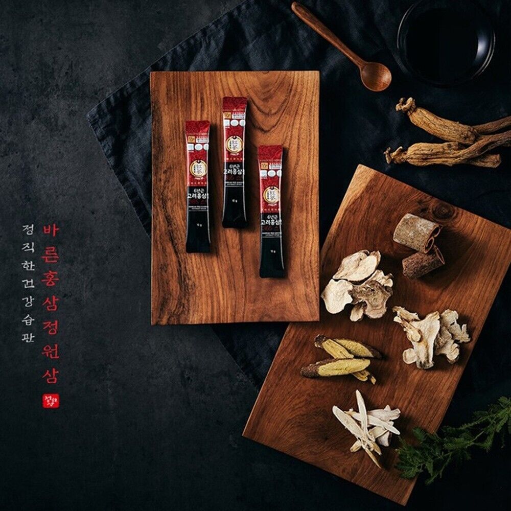 Jungwonsam 6-Year Korean Red Ginseng 365 Stick (100pcs / 1kg) + Gift Bag