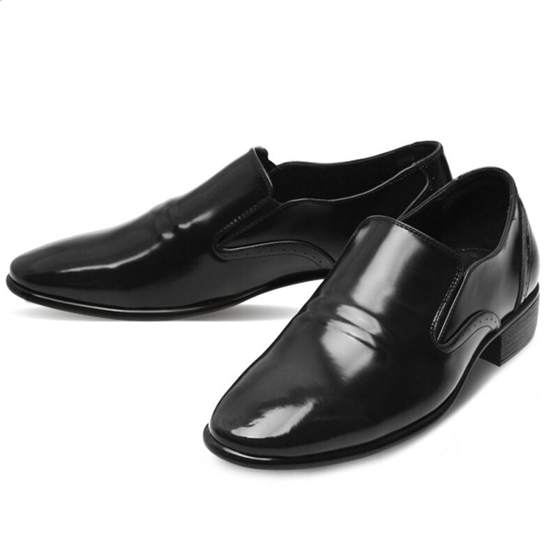 Mooda Mens Leather Loafer Shoes Classic Formal Lace up Dress Shoes ForeverS