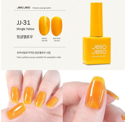 Jello Jello Mingle Serise Premium Syrup Gel Nail Polish 10ml 6 Color K-Beauty