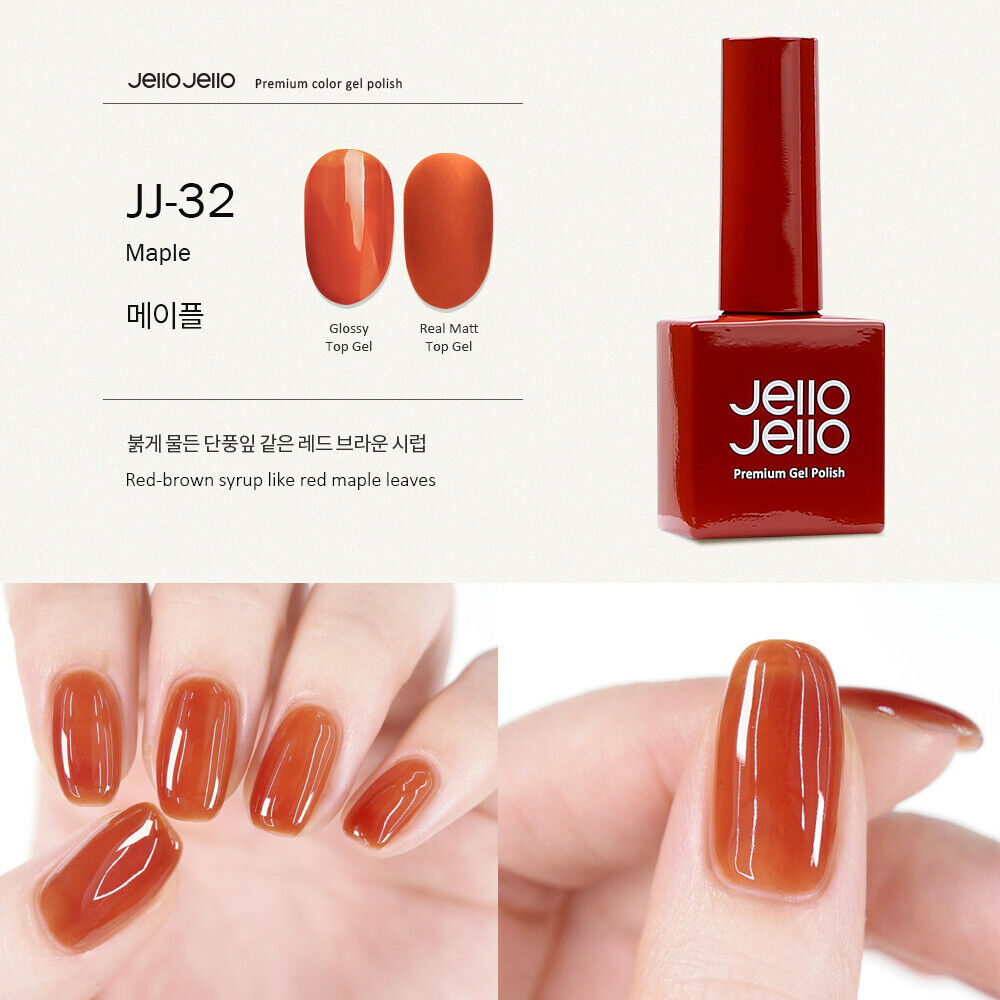 Jello Jello Mingle Serise Premium Syrup Gel Nail Polish 10ml 6 Color K-Beauty