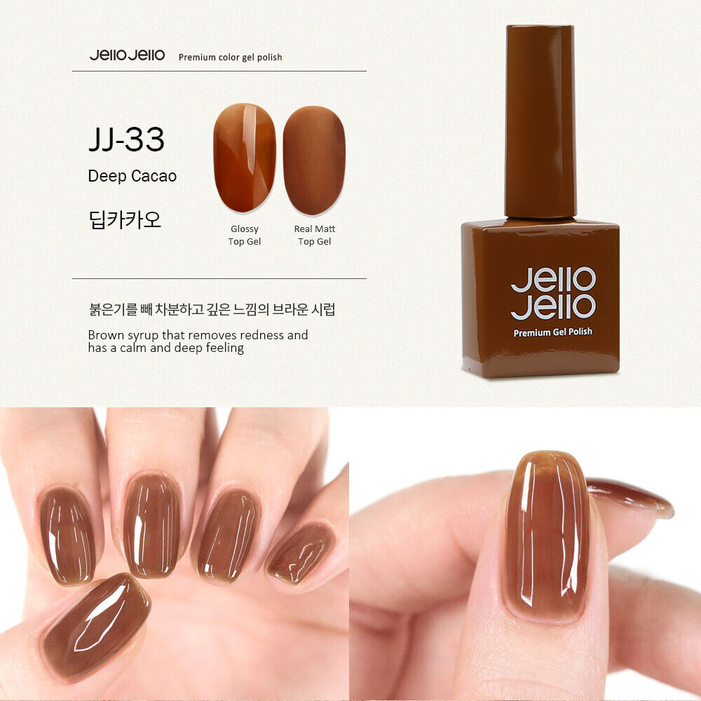 Jello Jello Mingle Serise Premium Syrup Gel Nail Polish 10ml 6 Color K-Beauty