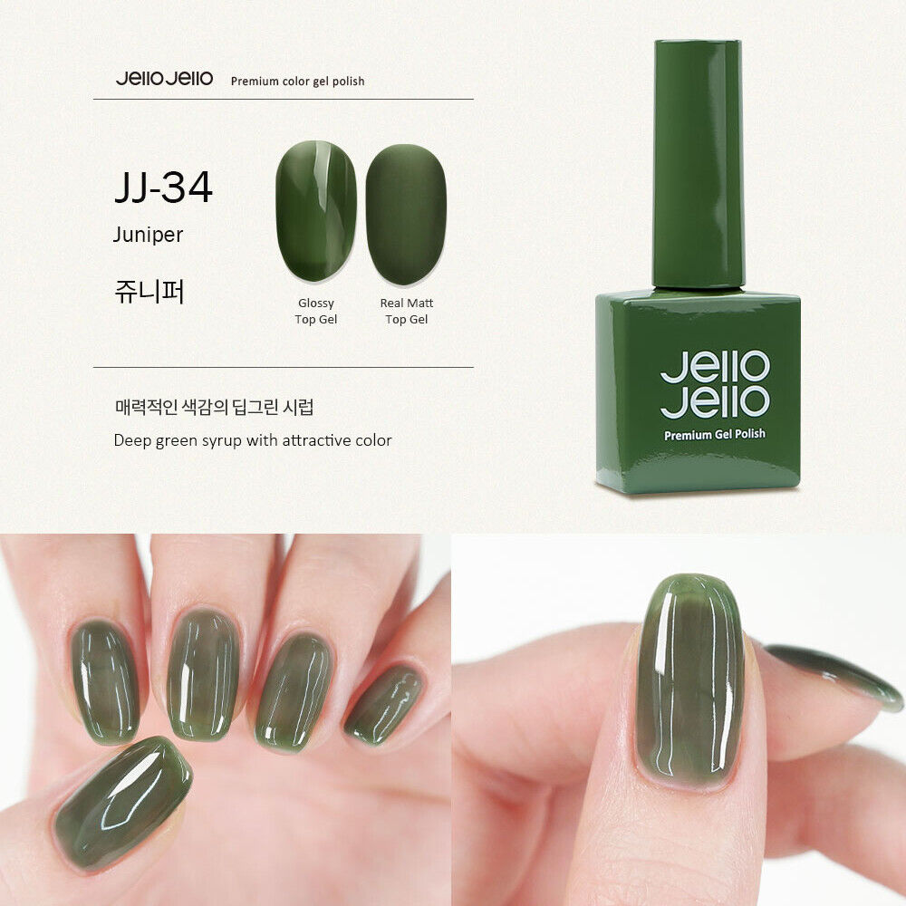 Jello Jello Mingle Serise Premium Syrup Gel Nail Polish 10ml 6 Color K-Beauty