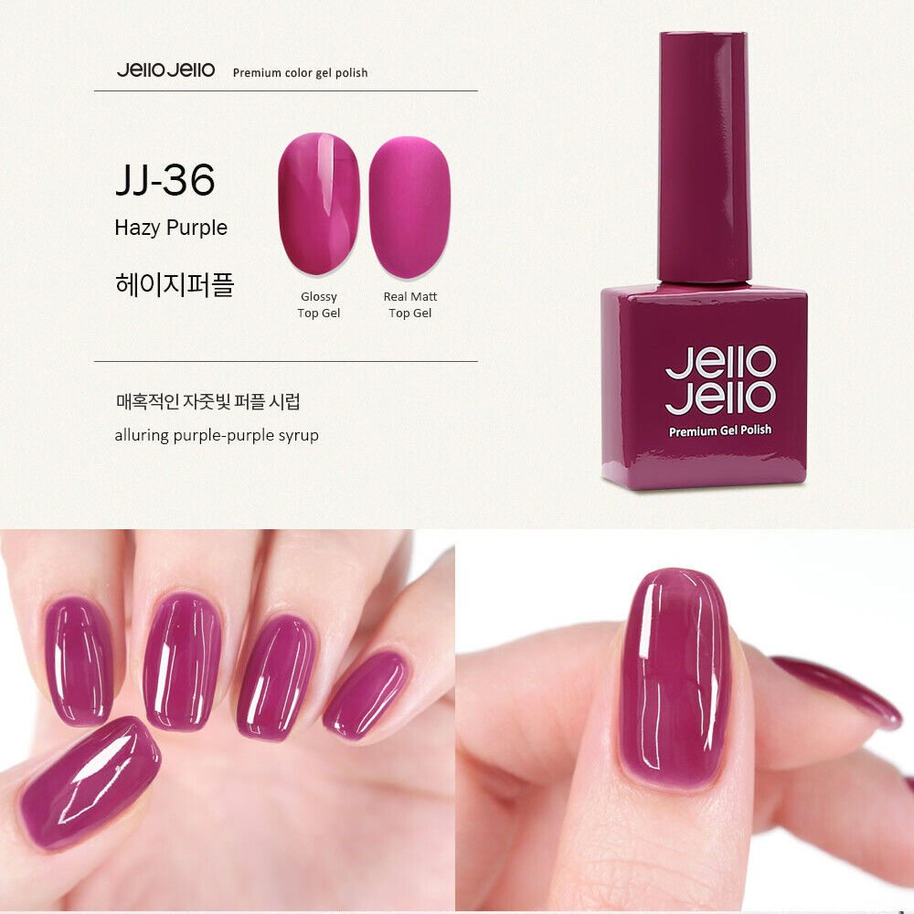 Jello Jello Mingle Serise Premium Syrup Gel Nail Polish 10ml 6 Color K-Beauty