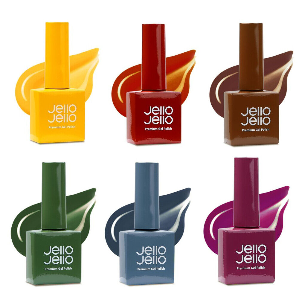 Jello Jello Mingle Serise Premium Syrup Gel Nail Polish 10ml 6 Color K-Beauty