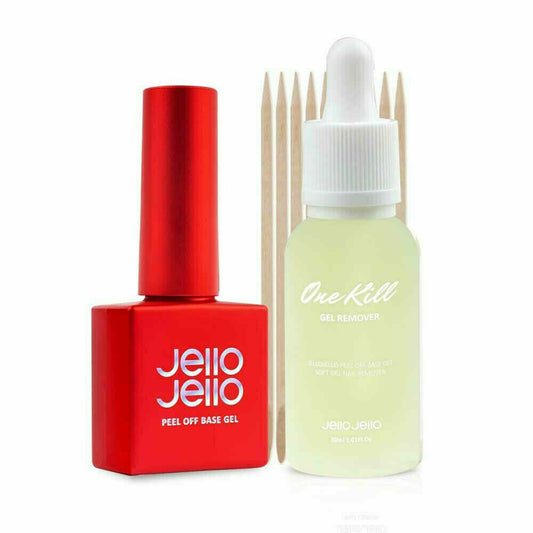 Jello Jello Peel Off Base Gel Exclusive One Key Remover Set K-Beauty