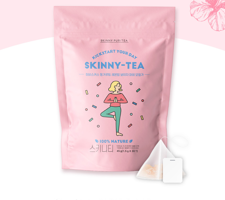 SKINNY PURITEA Premium Blending Tea for Inner Beauty 1.5g x 30ea Korean Tea