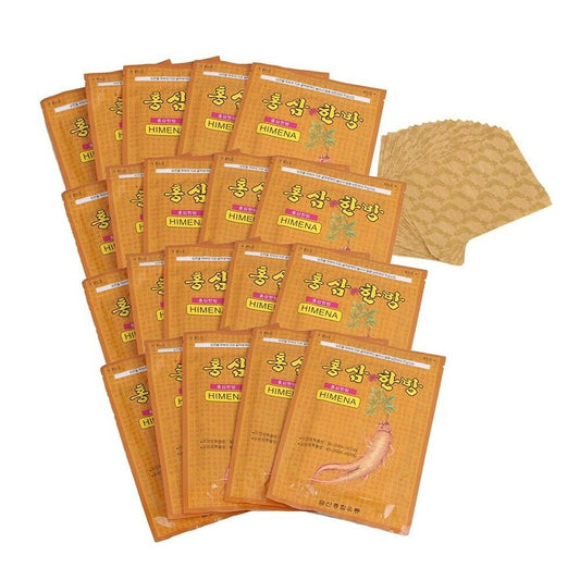 Korean Red Ginseng Pain Relief Patch / Health Hot Pad / 20Sets (400ea)