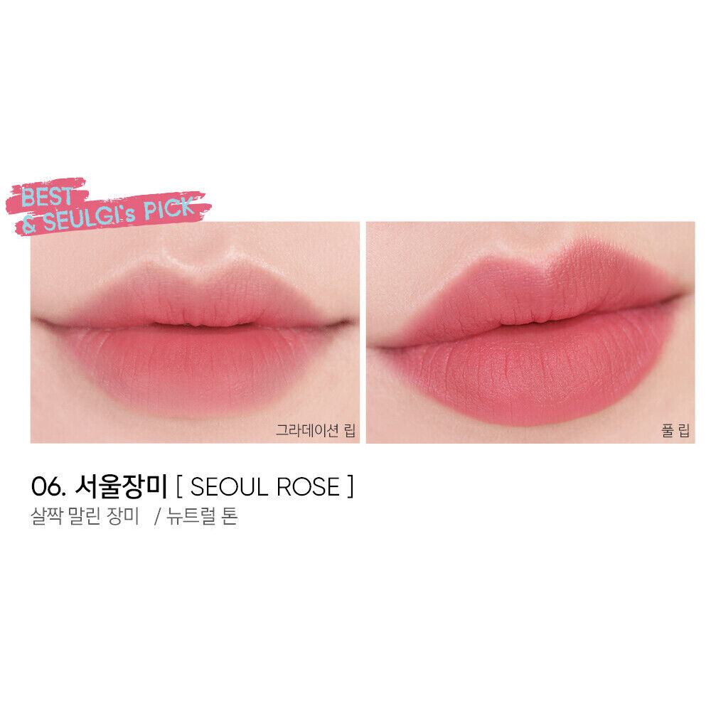 AMUSE Chou Velvet Lip Tint 4g 2022 New Edition Tint K-Beauty