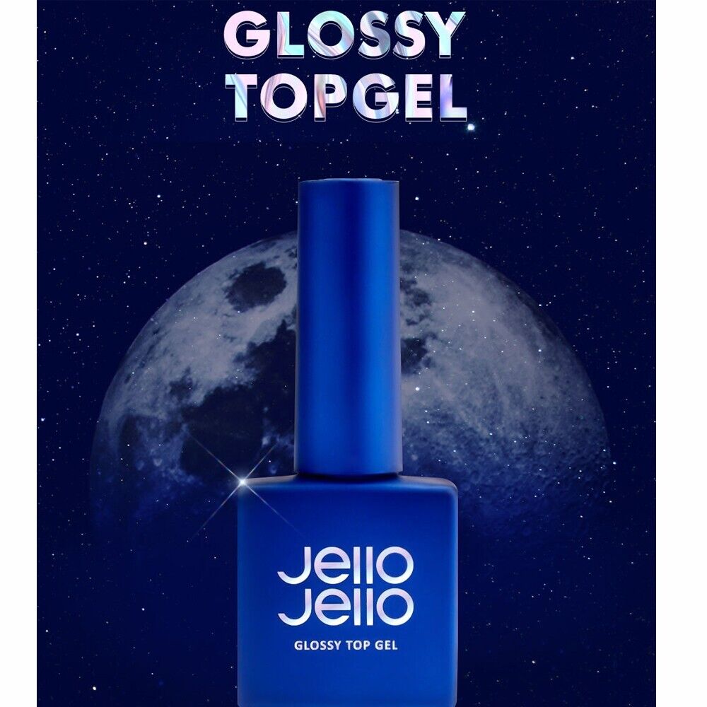 Jello Jello Peel Off Base Gel Exclusive One Key Remover + Glossy Top Gel Set