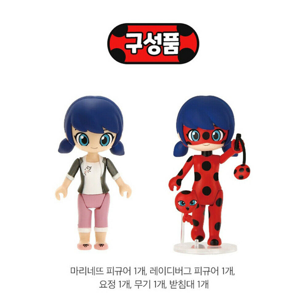 Miraculous Ladybug & Mrinette Action Figure Doll Korea Toy