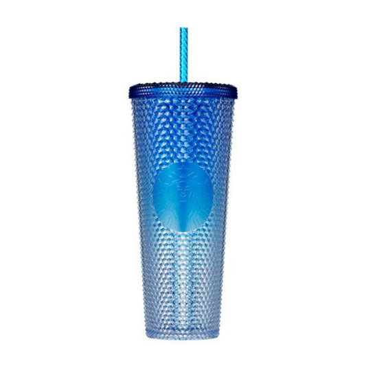 Starbucks Korea Shine Blue Bling Stud Cold Cup 710ml 2021 Summer 3 Limited