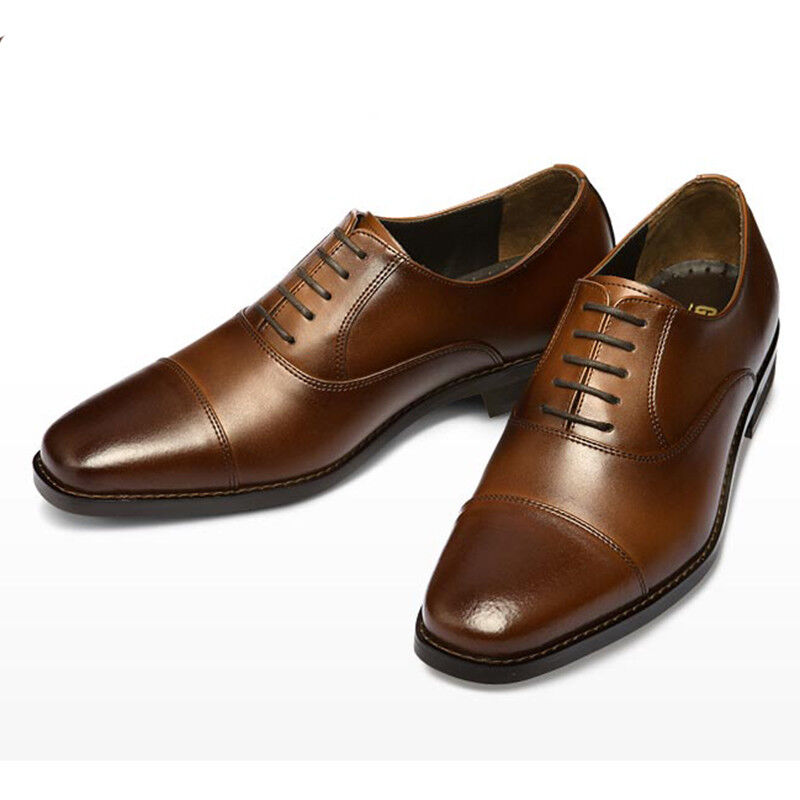 Mens Genuine Leather Oxfords Shoes