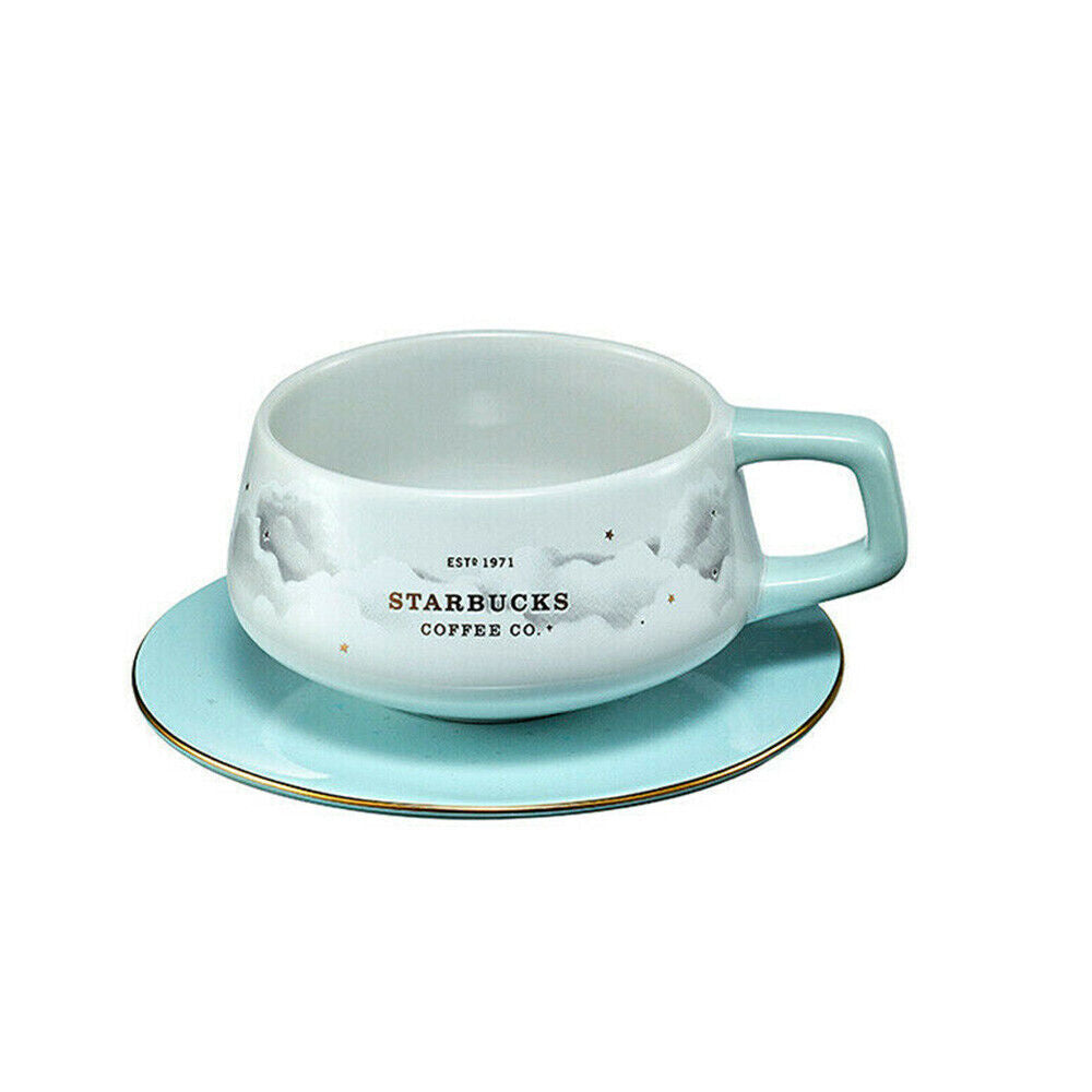 Starbucks Korea Galaxy Mug and Saucer 240ml 2020 Summer 3 Limited