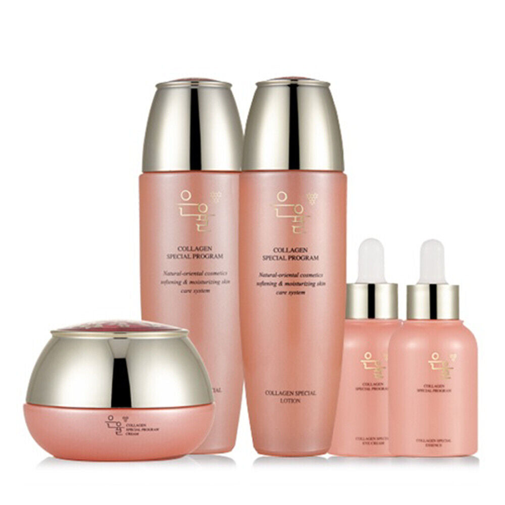 EUNYUL Collagen Facial Skin Care 5 set Skin Lotion Eye Cream Essence K-beauty