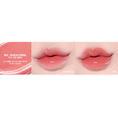 HEART PERCENT Dote on Mood Pure Glow Tint Lip Glow Liptint K-Beauty