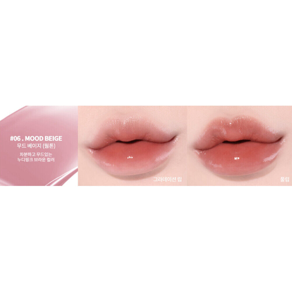 HEART PERCENT Dote on Mood Pure Glow Tint Lip Glow Liptint K-Beauty