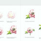 Botanical Coloring Book Flower and Butterfly / Korean Coloring Book